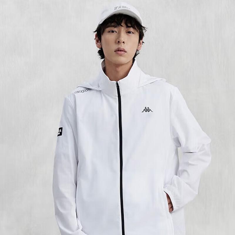 Kappa Men s Waterproof Hooded Windbreaker K0E32FJ70D M