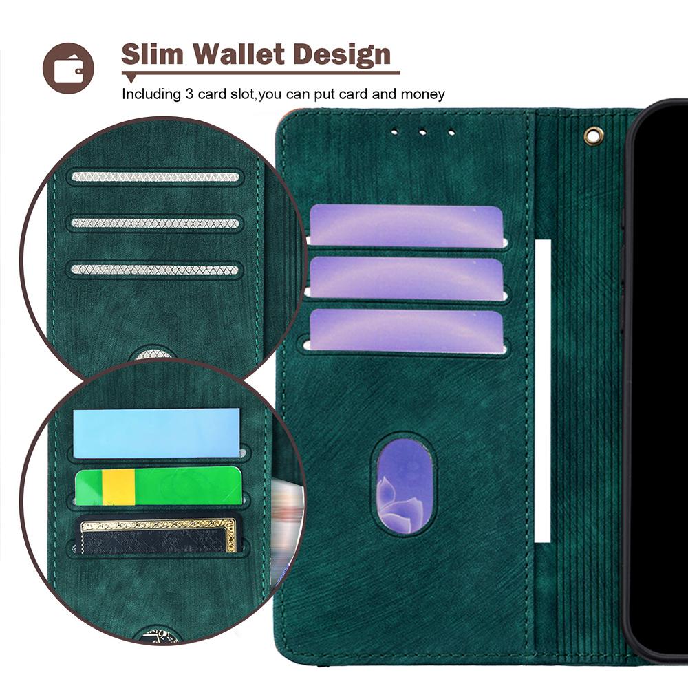 For Samsung Galaxy S25 Ultra Case RFID Blocking Color Splicing PU Leather Wallet Phone Cover