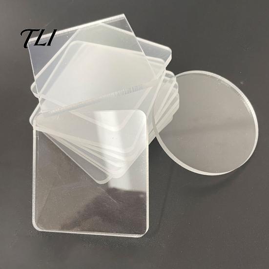 Office Locker Magnets 10Pcs DIY Fridge Magnet Kit, Clear Acrylic Magnetic Photo Frame Refrigerator Craft Supplies Set, Custom Picture