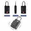 TSA Customs Padlock Travel Suitcase Luggage Backpack 3/4 Digit Combination Lock Portable Anti-theft Cabinet Locker Security Tool