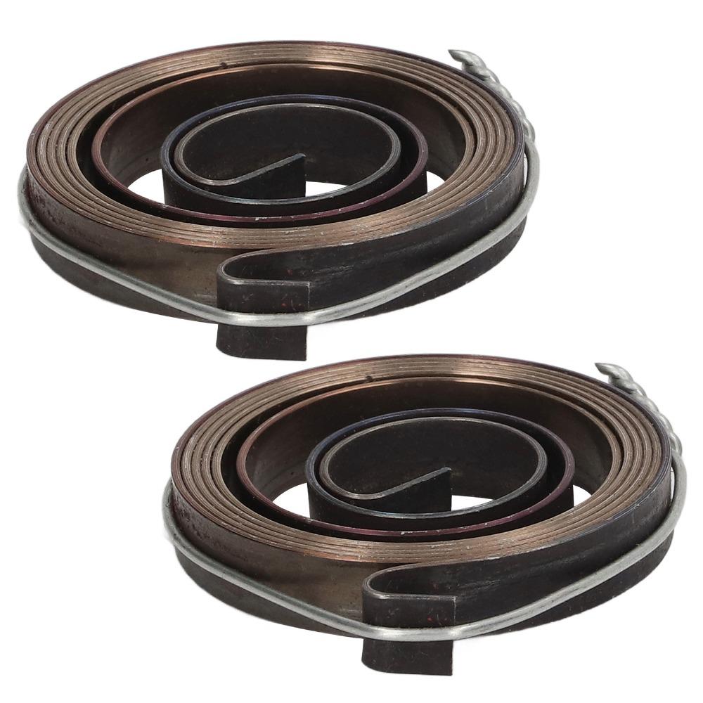 

2pcs Spring Steel Drill Press Return Spring Chromeplate Stable Coil Spring Assembly Drill Chuck Feed Return Spring 0.8mm