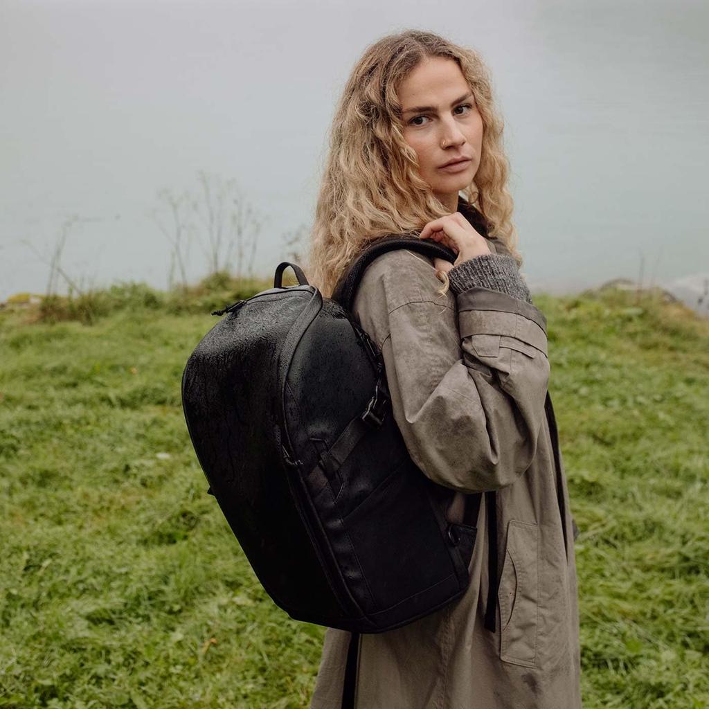 BECKMANN Norway STREET GO Backpack, Black, for Men and Women, Large Capacity, Perfect for Computers, Business, Commuting, and School, Scandinavian