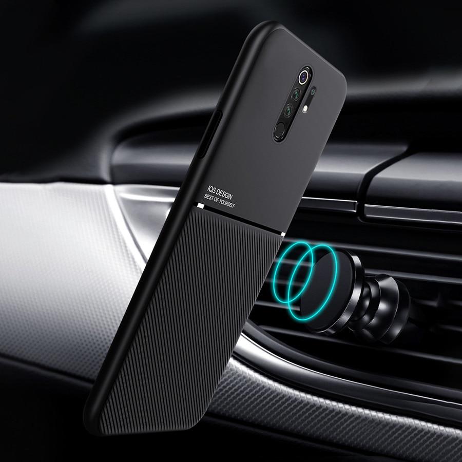For Xiaomi Redmi Note 8 Pro Case Magnetic Car Holder Silicone Cover Xiomi Redme Not 10 9 9T 9S 9A 9C 8T 8A 7 7A Matte Slim Case