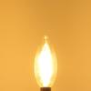 B22 Bayonet LED Bulb Filament Candle Light Bulb Warm White C35 Shape Bullet Top Incandescent Equivalent Non-dimmable