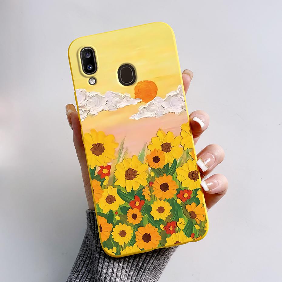 Case For Samsung Galaxy A20 A20e A20s Case Stylish Painted Soft TPU Phone Case For Samsung A20 A 20 20s 20e A205 A202 A207 Cover