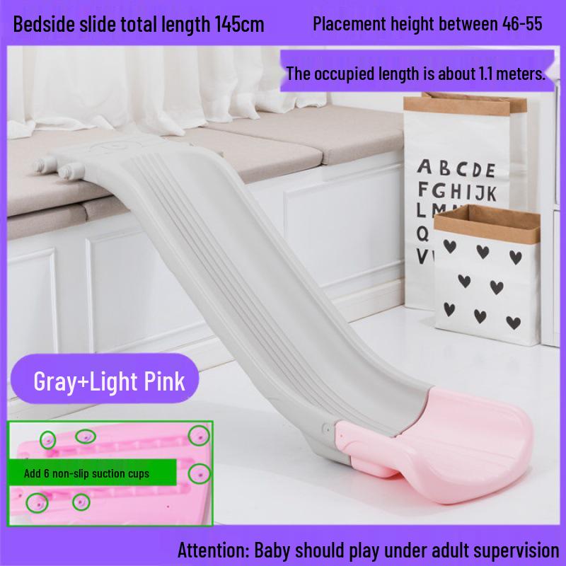 Compact Indoor Toddler Slide: Convertible Sofa or Bedside Toy for Small Spaces