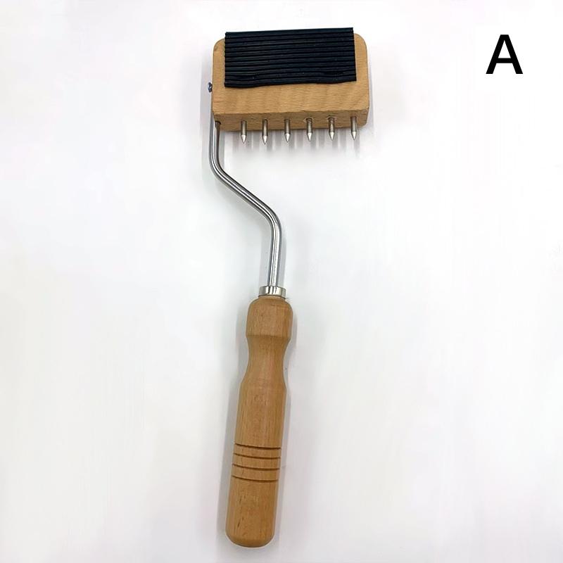 Webbing Stretcher Close To The Frame Puller Tight Framing Wood Handle Upholstery Tool For Carpet Canvas Textile Ribbon Household