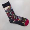 French Artistic Oil Painting Series: Colorful Trendy Mid-Calf Cotton Socks for Women