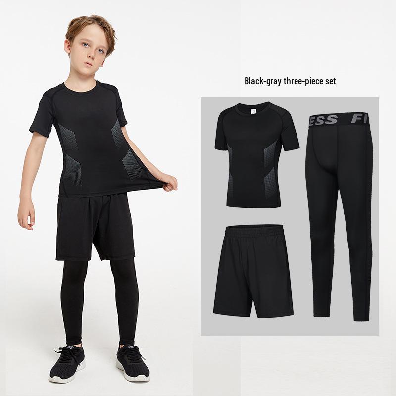 Unisex Quick-Dry Sports Set: Basketball, Football, Fitness, Running, Yoga - Men's/Women's/Children's Autumn & Winter Training Gear
