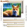 RUOPOTY With DIY Frame Animals Oil Painting DIY Painting By Numbers Modern Wall Art Canvas Picture Hand Painted Home Decor 40x50cm