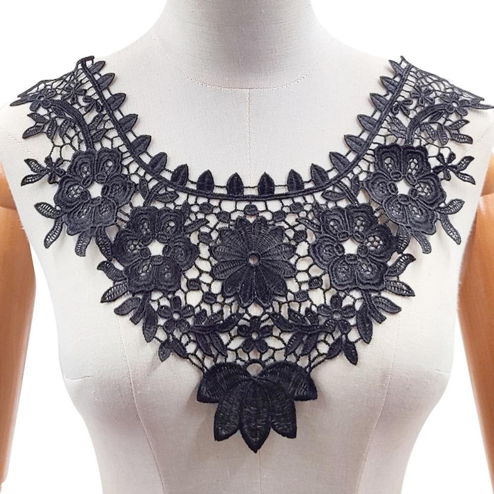 5PCS Hollow Out Pattern Fake Collar Fashion Flower Collar  Special Occasions