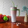 Big Mac Thermal Cup 40oz/1180ml Large Capacity Car Coffee Cup Stainless Steel Insulated Water Bottle Vacuum Flask With Straw