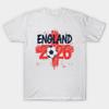 Asian Size Cotton Unisex Tshirt Print T-shirt England 2026 Soccer Football Vintage Retro Flag T-shirt No-Cut Print Regular Fit