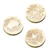 3Pcs Stamp Head Gift Envelope Invitations Greeting Card Decorations Brass Sealing Emboss Waxes Seal Stamp Head Removable