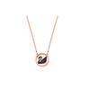 Swan Imitation Crystal Necklace Rose Gold Women Necklace 5382446