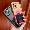 Měkký silikonový čtvercový žebříkový vzor tisku Pouzdro telefonu Plný kryt fotoaparátu Ochranné pryžové pouzdro odolné proti nárazům pro OPPO Realme