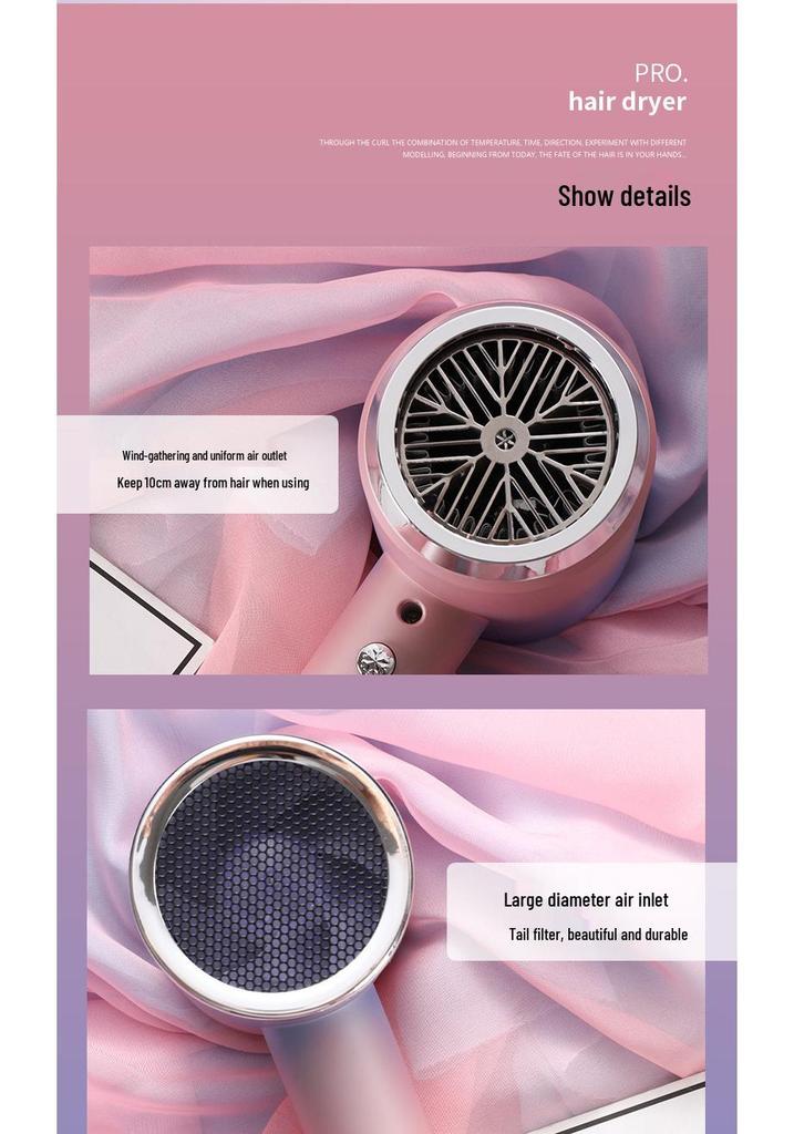 Professional Hair Dryer for Home, Dorm, and Salon Use