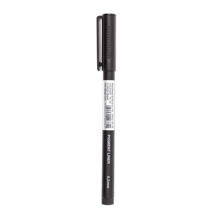 Feutre pigmenté - RICO DESIGN - Noir - Pointe de 0,3 mm - Mixte - Avancé