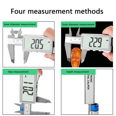 LCD Digitaler Messschieber Mikrometer Messgerät 0-150mm Messschieber Länge Tiefe Dicke Innen- Außendurchmesser Messwerkzeug