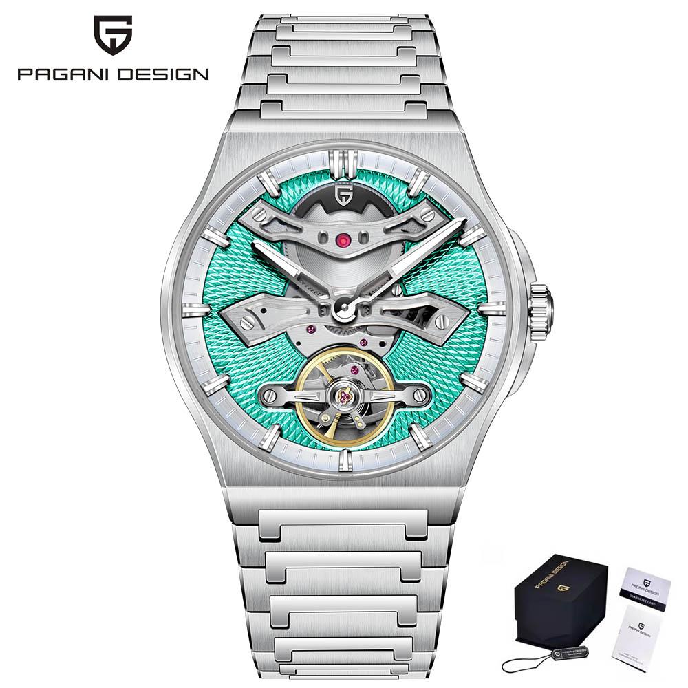 PAGANI DESIGN Luxus Herren Mechanische Uhr Top Marke Saphirglas AR Beschichtet Automatikuhr Business Wasserdichte Uhr für Herren
