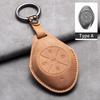 Leather Car Remote Key Case Cover for Xiaopeng Xpeng P5 P7 G3 G6 G9 G3i 2021 2022 Car Key Fob Shell Holder Keychain Accessories