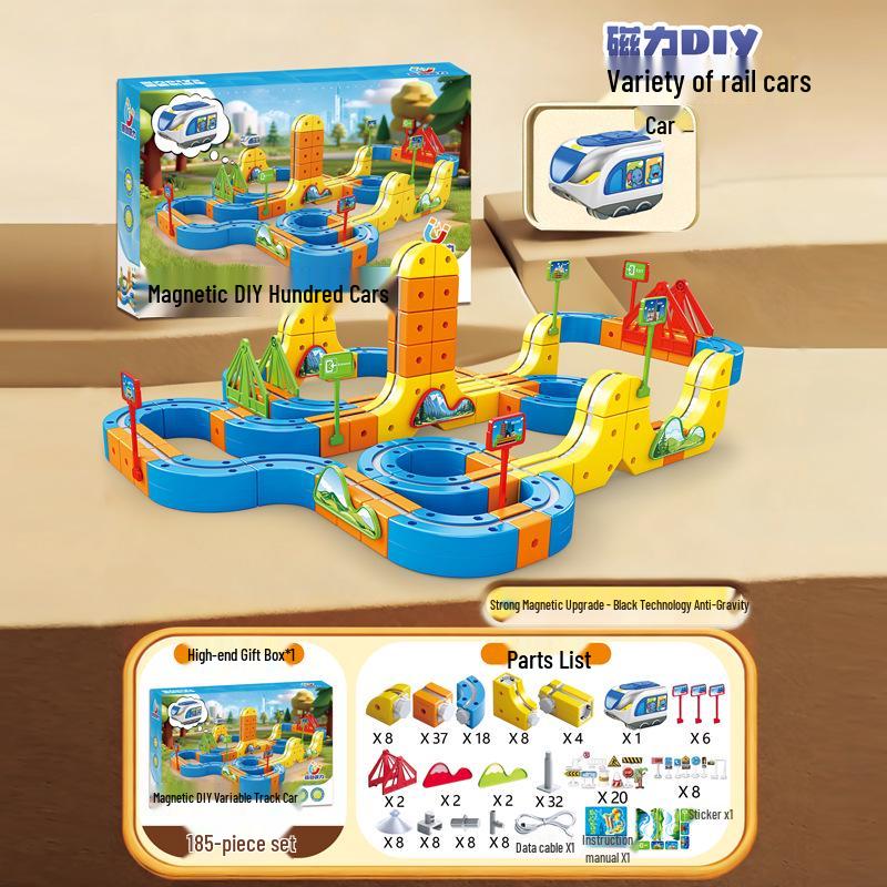 Blocs de construction compatibles pour circuit à billes pour enfants de 3 à 6 ans: Jouets éducatifs à glissade pour garçons et filles