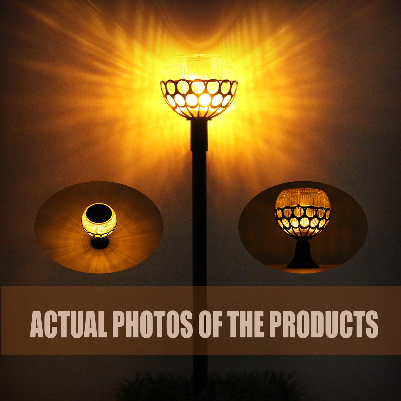 Best-Selling Solar Flame Ball Light - 96 LED Outdoor Garden Stake Single pack