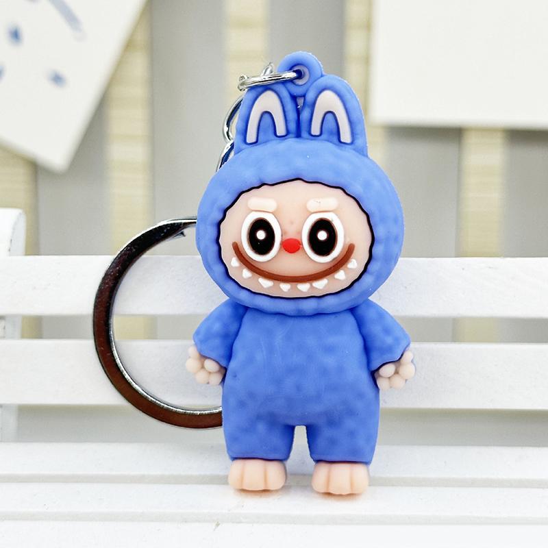

Милый брелок Лабубу Кукла-брелок Блайнд Бокс Подвеска для автомобиля, рюкзака, украшение, аксессуары, подарки