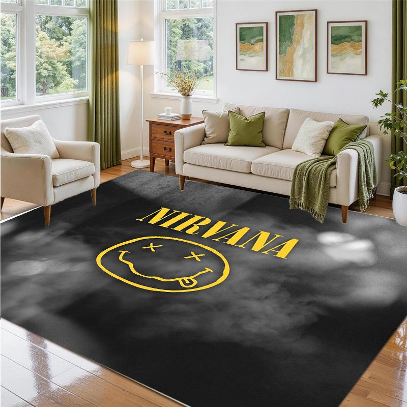 Nirvana Design Crystal Velvet Rug Soft Decorative Mat for Bedroom Entrance