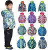 Ku Luoxing Kids' Windproof Ski Jacket & Snowproof Hooded Coat