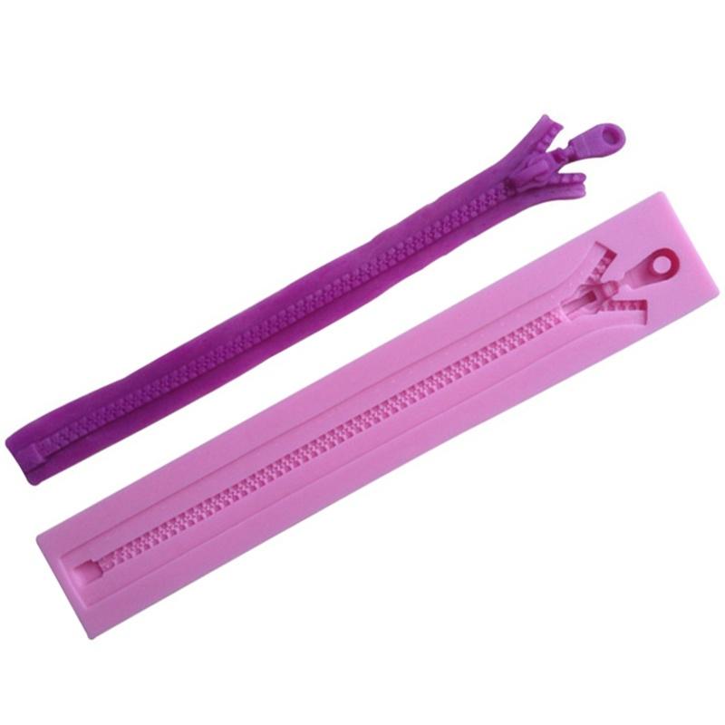 Zip Zip Silikonová Forma na Zdobení Dortů Fondánu Topper Čokoládová Pečicí Forma