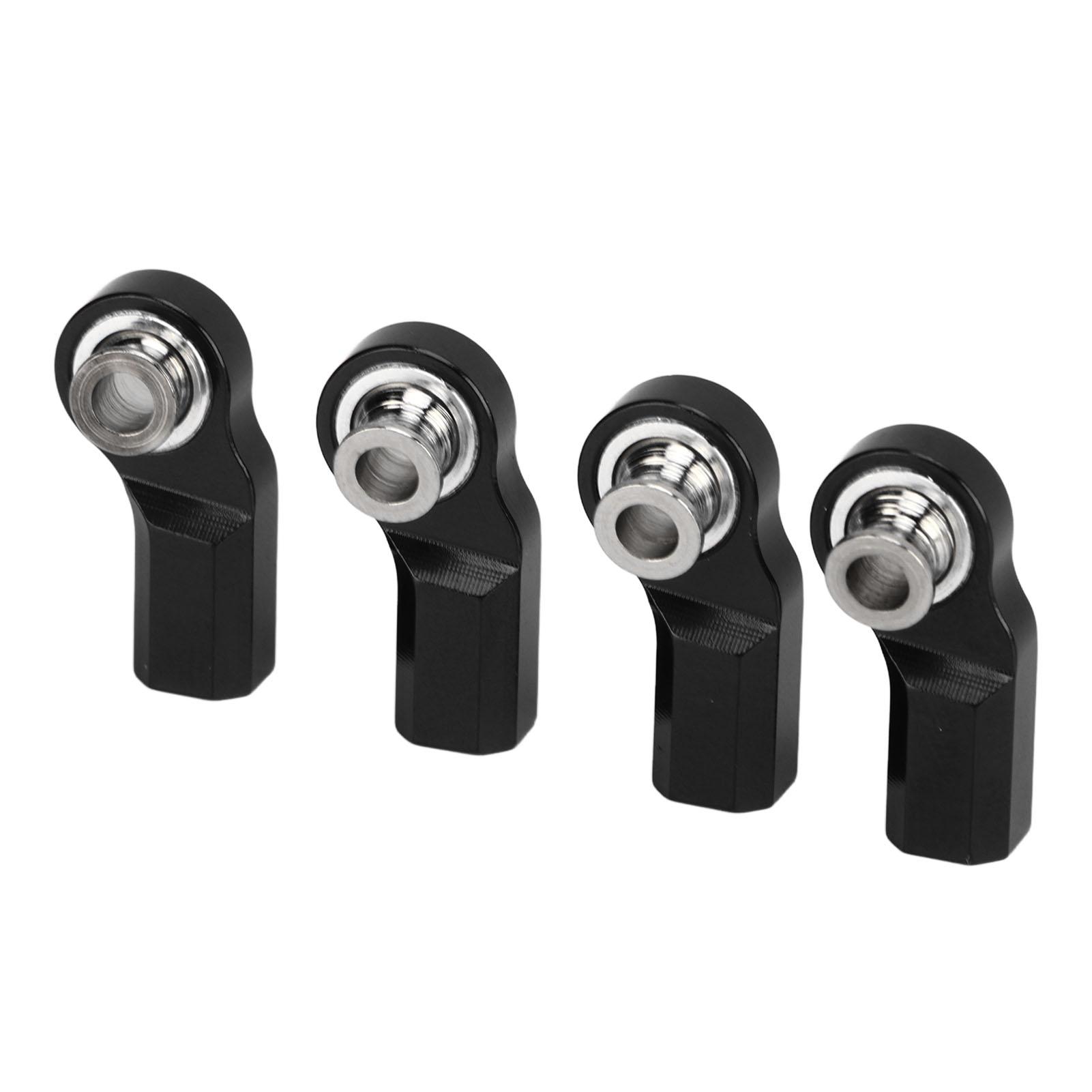 

4 шт. Накінечник тяги RC автомобіля вигнутий M3 Алюмінієвий сплав Сталь Головка рульової тяги RC автомобіля для Axial SCX10 110 Автомобіль