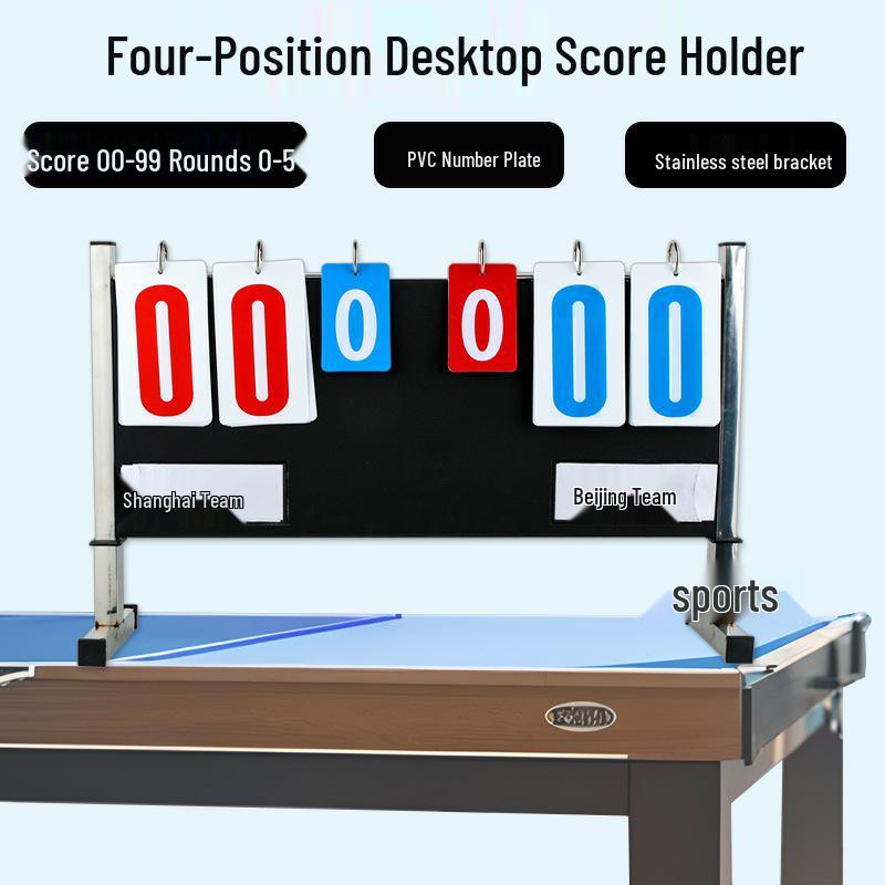 Foldable Floor-Standing Scoreboard for Basketball or Table Tennis