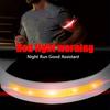 Ultra Light COB Running Wrist Light Charging Safety Wristband with One Click Operation,comfortable Rubber Strap,night Walking,cycling,jogging
