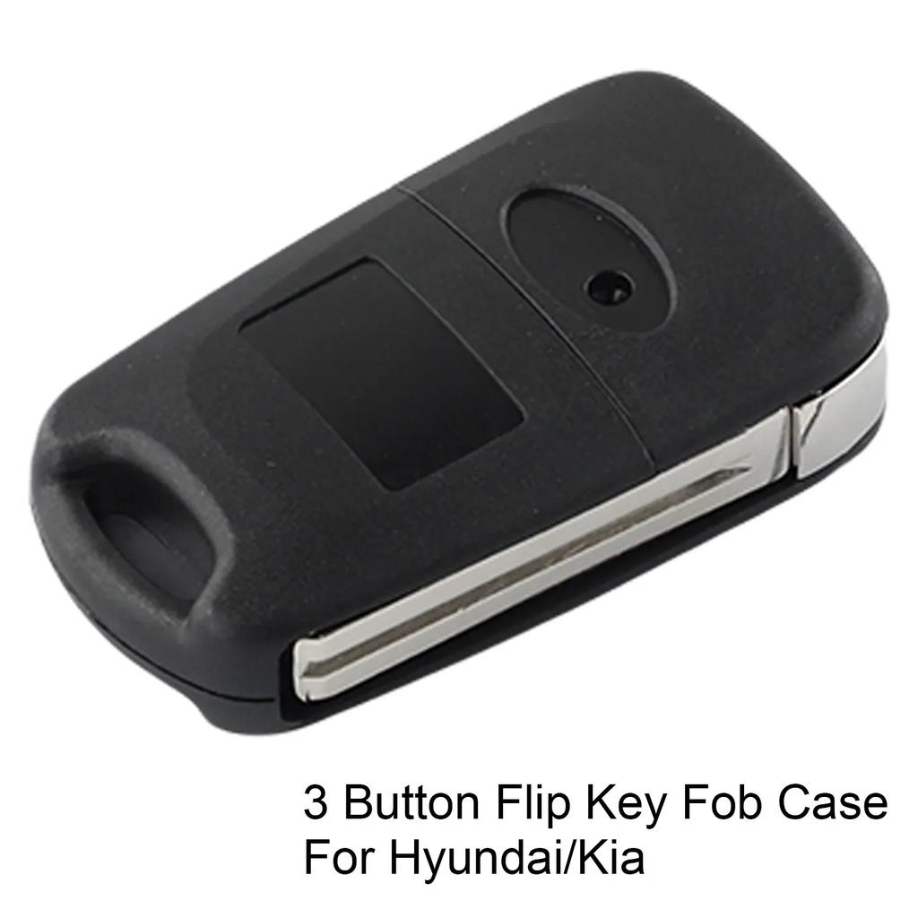 For Hyundai I20 Parts & Accessories Remote Key Case 954301J000 954301J050 954302L600 Black Plastic Direct Installation