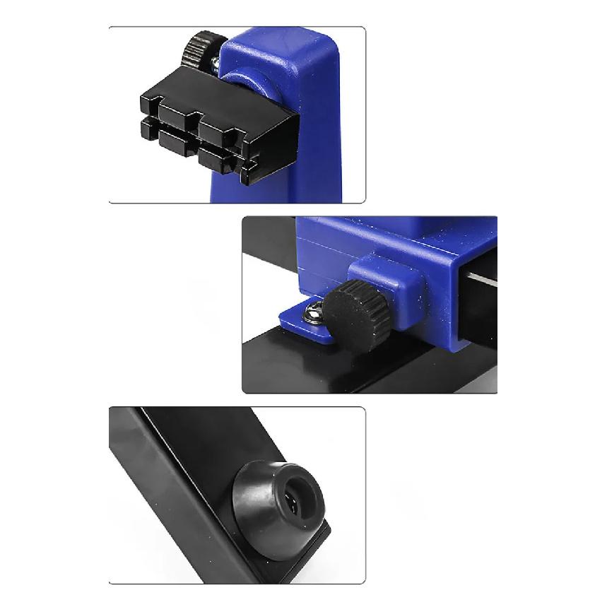 Combination Toolbox with Adjustable PCB Holder 360° Rotation Soldering Jig for Printed Circuit Board Repair and Assembly