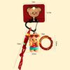 Cartoon Cute Butter Bear Keychain Pendant  Car Keychain Novelty Exquisite Kawaii Backpack Decoration Accessories Gifts