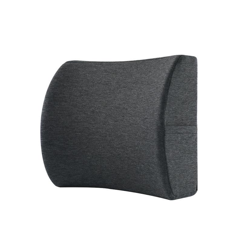 Memory Foam Lumbar Support Cushion for Office Chair and Car Seat - Slow Rebound Pad