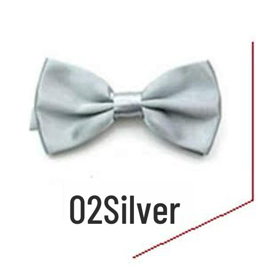 Krawatte im koreanischen Stil mit doppelter Lage für Männer und Frauen - Trendiges einfarbiges Hochzeitsaccessoire