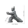 Tai Chi Master Figurine Creative Chinese Style Stone Statue Tabletop Decorations Tea Pet for Tea Lovers Home Office
