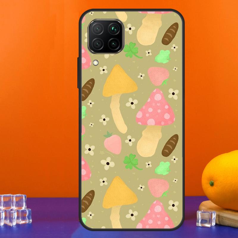 Cottagecore Frog Mushroom Moon For Huawei Nova 12s 12i 11i 8i 9 10 SE Y91 Y90 Y60 Y70 Y72 Y61 P20 P40 Lite P30 P60 Pro Case