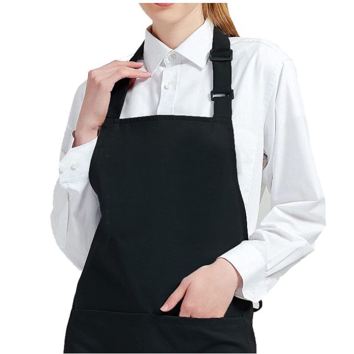 Adjustable Waterproof Apron for Kitchen, Restaurant, or BBQ with Customizable Printing