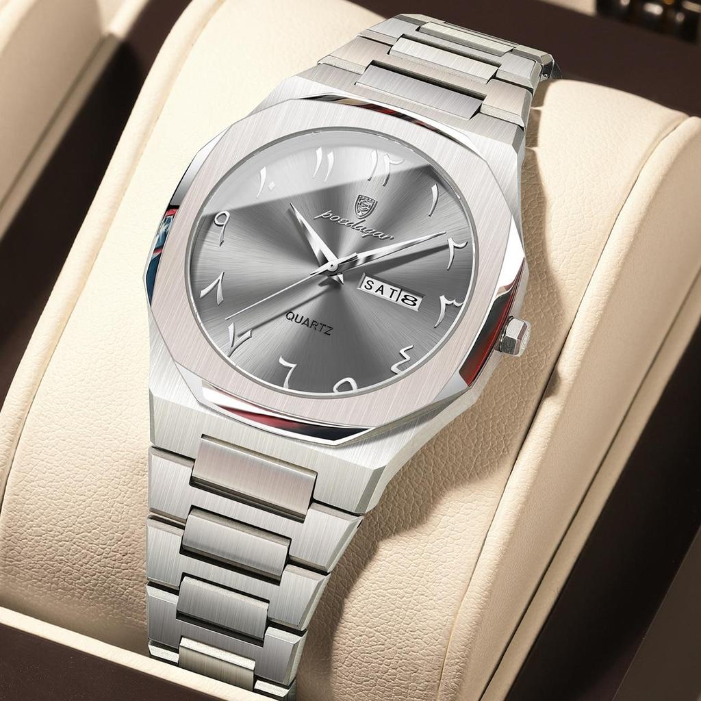 POEDAGAR Fashion Woman Watch Waterproof Week Date Quartz Women's Watches Stainless Steel Luxury Elegant Ladies Watch