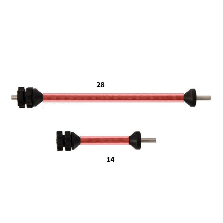 14cm/28cm Metal Line Winders Spooling Station Axles Quick Installation Fishing Line Spooler Axles Rustproof Fishing Tool