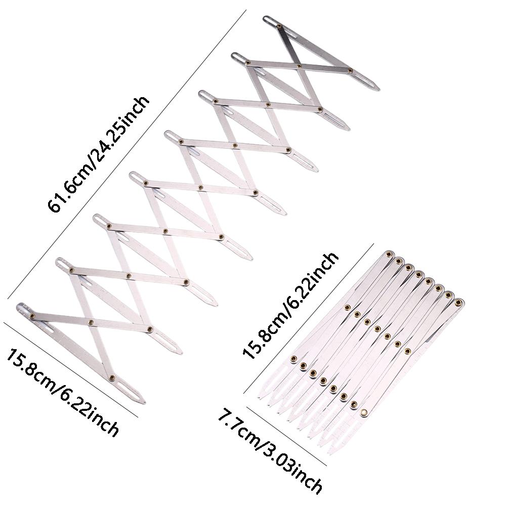 Расширяющийся швейный калибр Швейные аксессуары Линейка иквидистанты Линейка — фото 8