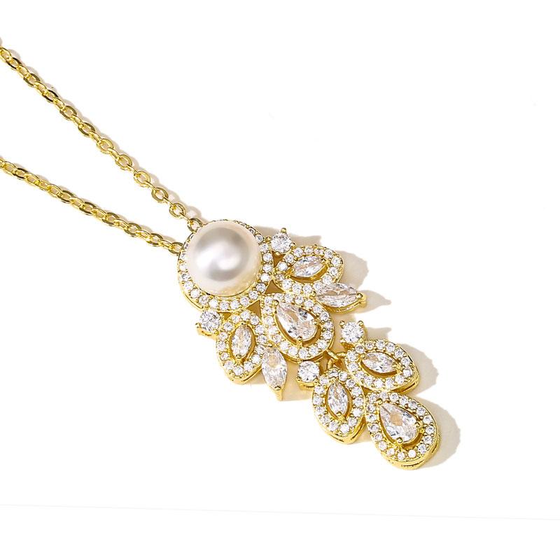 

ZAKOL Элегантные Блестящие Серьги-подвески с цирконом в виде листьев для женщин, Свадебные аксессуары для ушей, Роскошные Подарки с цирконом для свадебной вечеринки