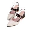 Sandali da donna estivi nuovi sandali grossi a punta scarpe da donna alla moda da donna di grandi dimensioni