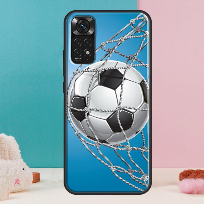 Football Soccer Ball Case For Xiaomi Redmi Note 12 11 10 9 8 Pro 9S 10S 11S 12S Redmi 12C 9A 9C 10A 10C Coque