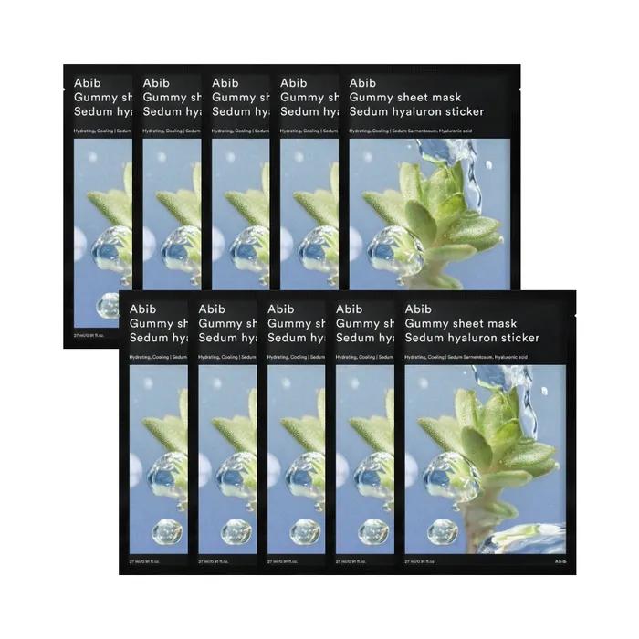 Gumdrop sheet mask moisture hyaluronic sticker 10 sheets