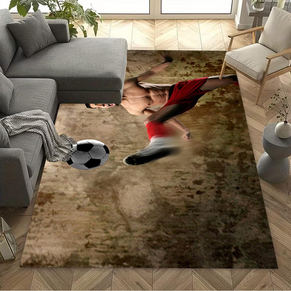 Ac Milan Celebration Floor Mat Suitable for Balcony Living Rooms Study Room Entryway Antislip Carpet Decorate Offices Gift for Festivals